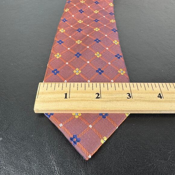 Jos. A. Bank Traveller Collection NEW Orange Color Change 100% Silk Neck… - Picture 5 of 5